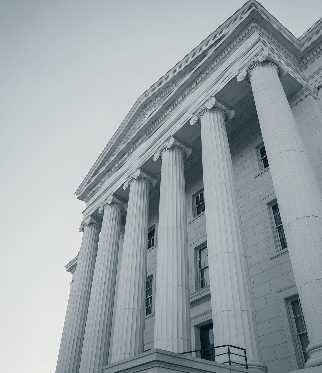 Courthouse colonnade