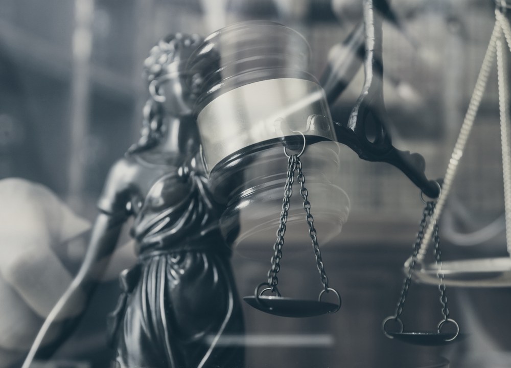 Criminal defense courtroom